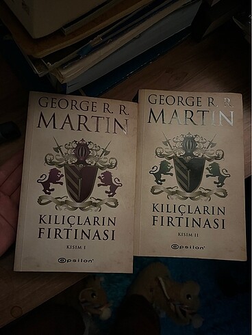 GRRM Kılıçların Fırtınası Taht Oyunları İkili Kitap