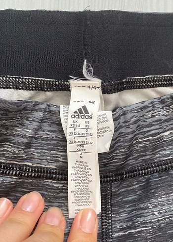 Adidas Gri Kadın Spor Tayt Midi Boy - Görsel 2