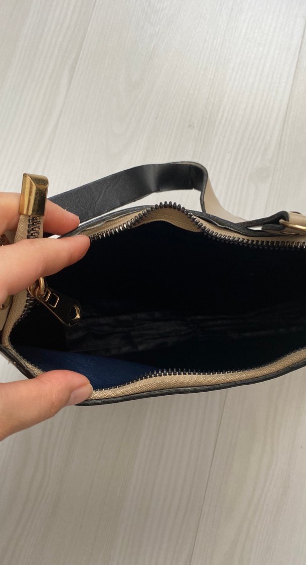 Bej omuz çantası - Görsel 3