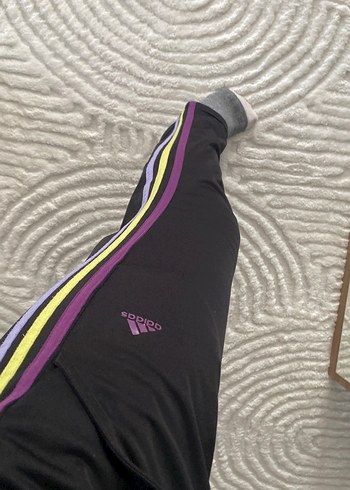 Kadın Mor Spor Eşofman Altı Velcro Detaylı - Görsel 2