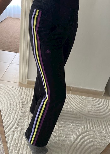 Kadın Mor Spor Eşofman Altı Velcro Detaylı - Görsel 3