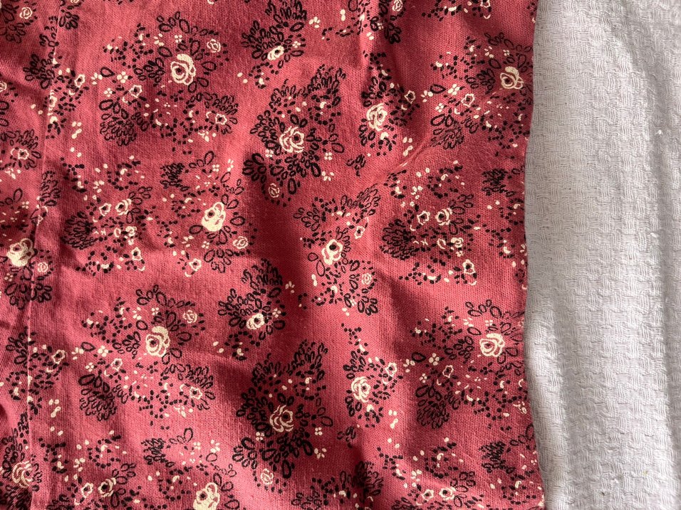 Bordo Desenli Mini Etek - Görsel 4