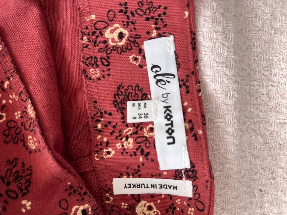 Bordo Desenli Mini Etek - Görsel 5