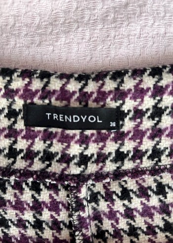 Trendyol & Milla Desenli Triko Mini Etek