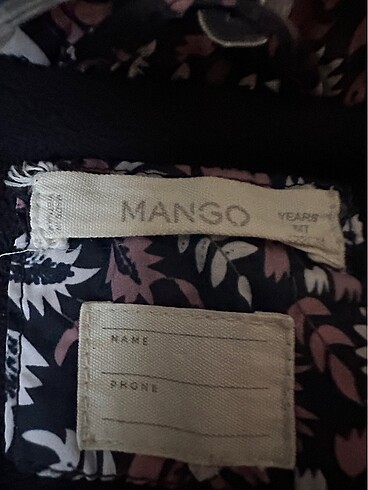 7 Yaş Beden Mango Kız Çocuk Mont