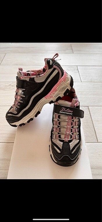 31 Beden siyah Renk Skechers D lites Kız çocuk Sneakers