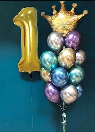 Kral tacı folyo balon