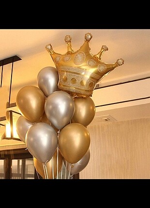 Kral tacı folyo balon