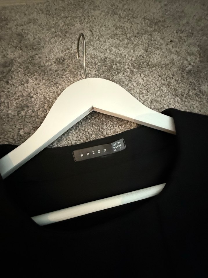 Pilili Siyah Kadın Elbise - Görsel 3