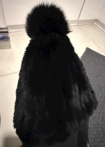 Kadın Siyah Kürklü Bere - Görsel 3