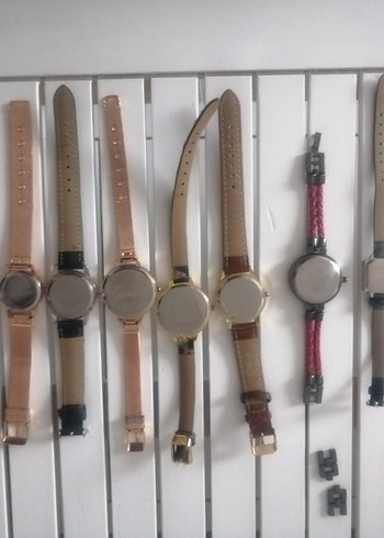 Kadın Çok Renkli Klasik Kemerli Saatler - Görsel 7