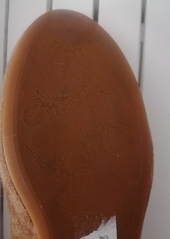 Kahverengi Leopar Desenli Süet Püsküllü Kadın Babet - Görsel 3