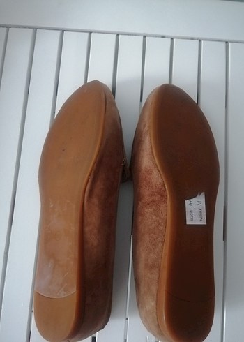 Kahverengi Leopar Desenli Süet Püsküllü Kadın Babet - Görsel 6