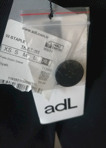 Kadın Siyah Midi Boy Düğmeli Blazer Ceket - Görsel 3