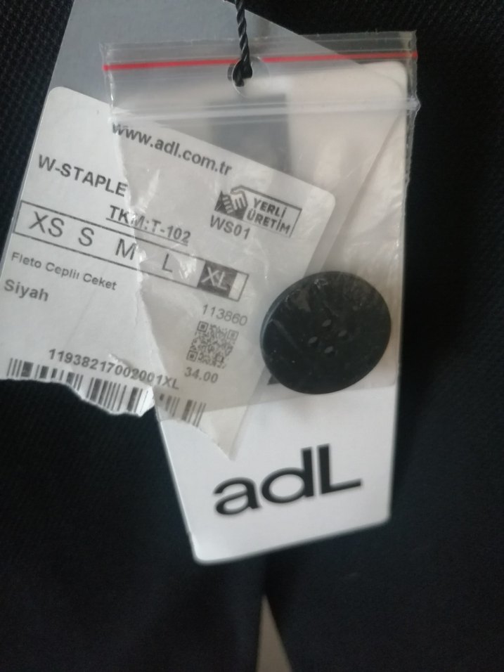 Kadın Siyah Midi Boy Düğmeli Blazer Ceket - Görsel 3