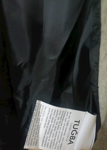 Gri Uzun Kadın Kaban, Kürklü Kapüşonlu - Görsel 5