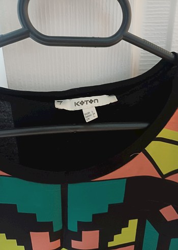 Desenli Bohem Tişört, Kısa Kollu - Görsel 4