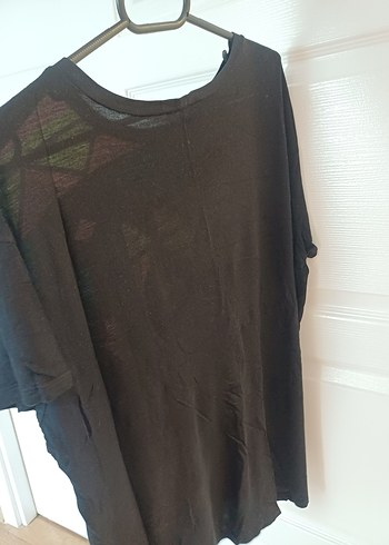 Desenli Bohem Tişört, Kısa Kollu - Görsel 5