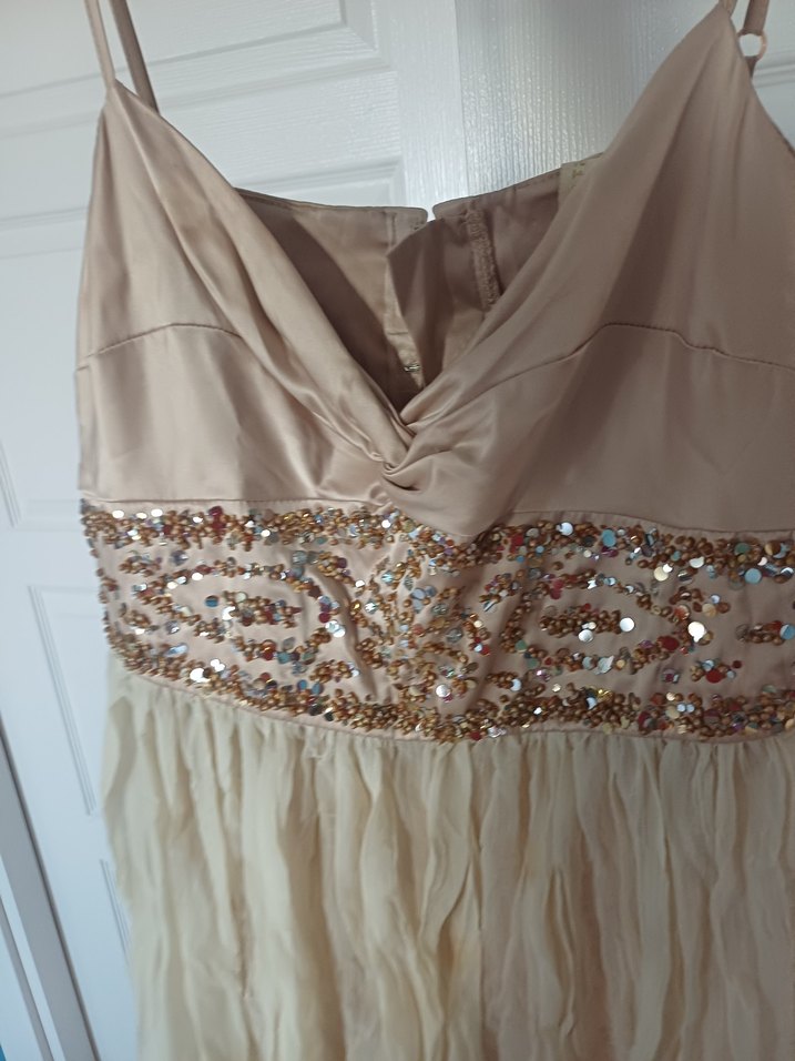 Nakışlı Bej bluz - Görsel 5