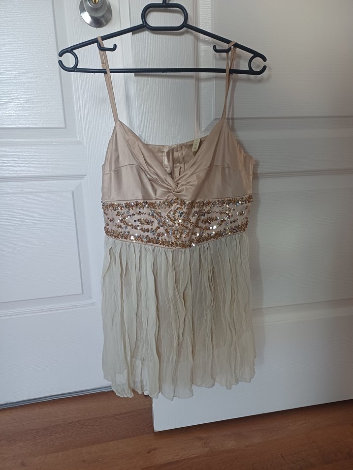 Nakışlı Bej bluz - Görsel 3