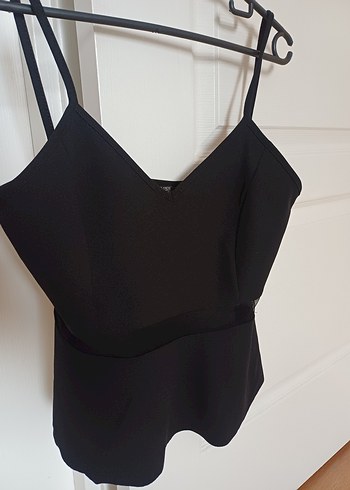 Siyah V Yakalı Strappy Mini Büstiyer - Görsel 6