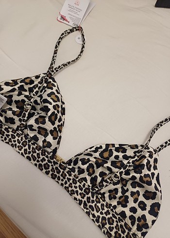 Leopar Desenli Bralet - Görsel 5