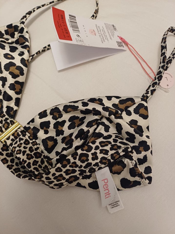 Leopar Desenli Bralet - Görsel 2