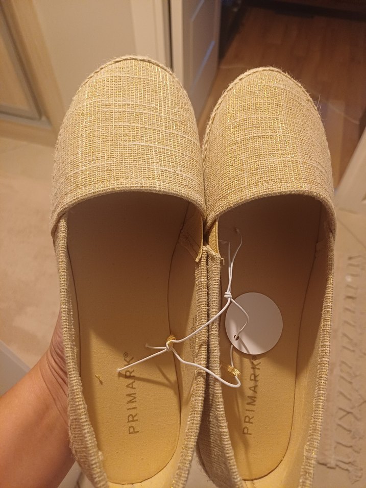 Bej Kadın simli Espadril - Görsel 4