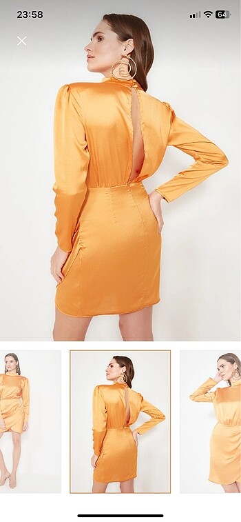 36 Beden Mini elbise