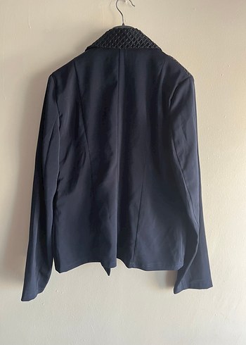 Diğer Düğmeli Siyah Kadın Blazer Ceket