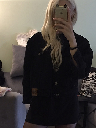 xs Beden siyah vintage ceket