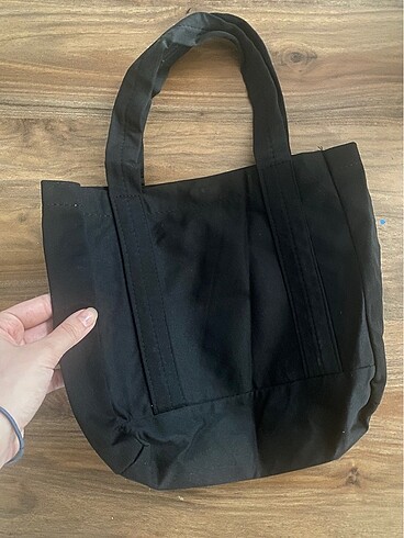  Beden siyah tote çanta