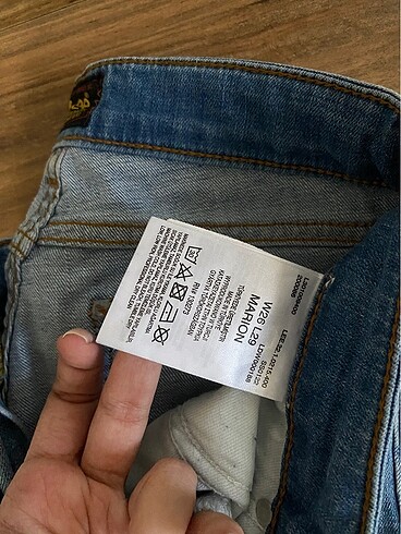 26 Beden mavi Renk lee boru paça jean
