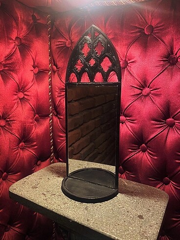 gotik aynalı mumluk