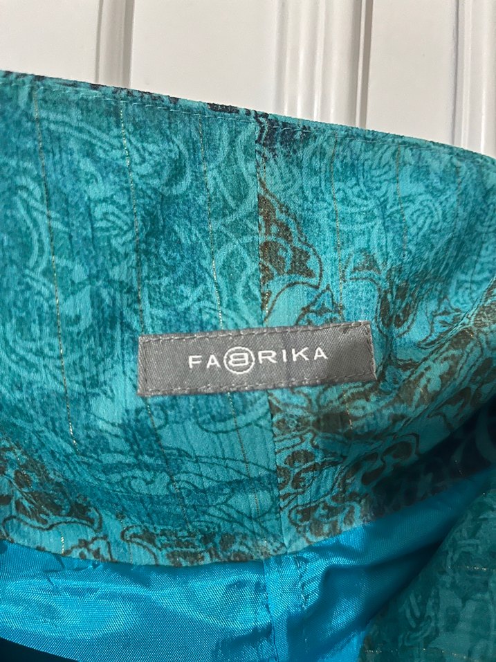 Turkuaz Drapeli Straplez Uzun Elbise - Görsel 3