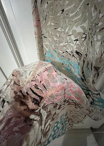 Askılı uzun yazlık elbise - Görsel 3