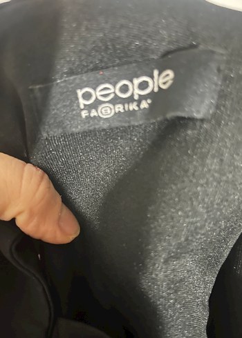 Siyah V Yakalı Uzun Elbise - Görsel 7