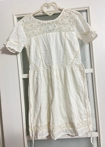 Dantel Midi Elbise - Görsel 2