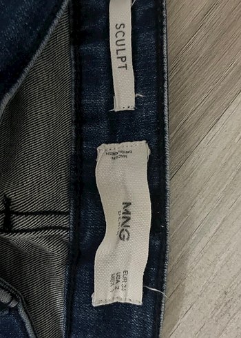 Mango dar kesim kot pantolon - Görsel 2