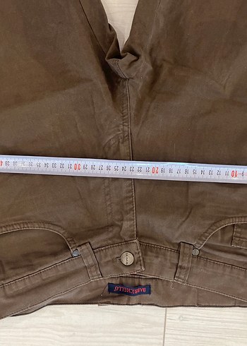 Kahverengi Erkek Kanvas Pantolon - Görsel 2