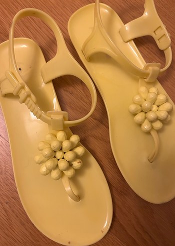 İthal neon sandalet - Görsel 2