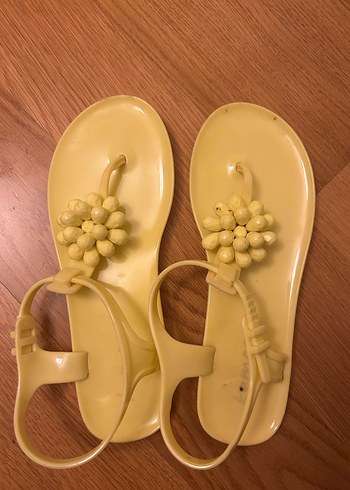 İthal neon sandalet - Görsel 3