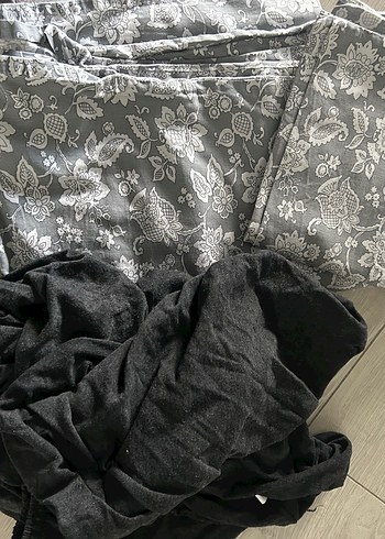 Gri Desenli çift kişilik Nevresim takımı - Görsel 2