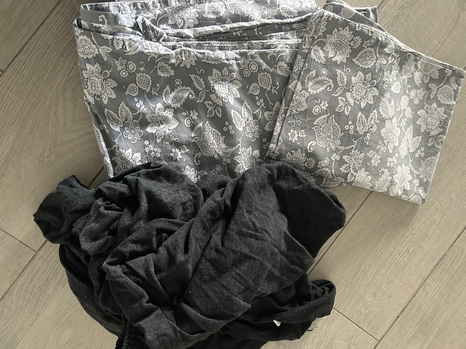 Gri Desenli çift kişilik Nevresim takımı - Görsel 2