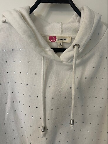Koton Koton Ole taşlı sweatshirt
