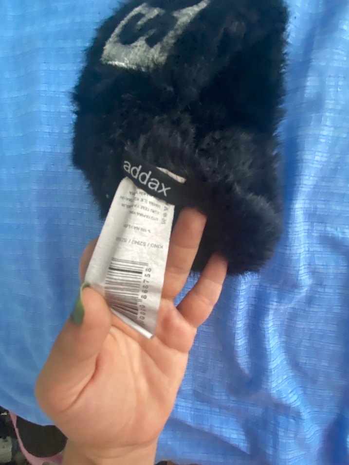 Kürk Detaylı siyah Kadın Bere - Görsel 2