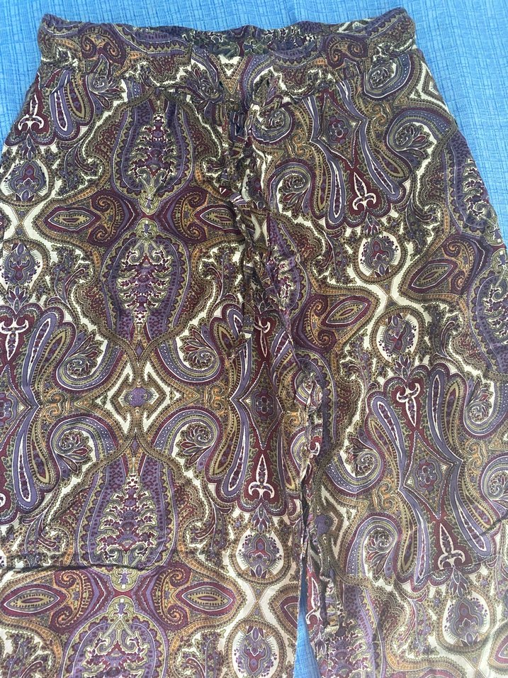 Salaş desenli pantolon - Görsel 2