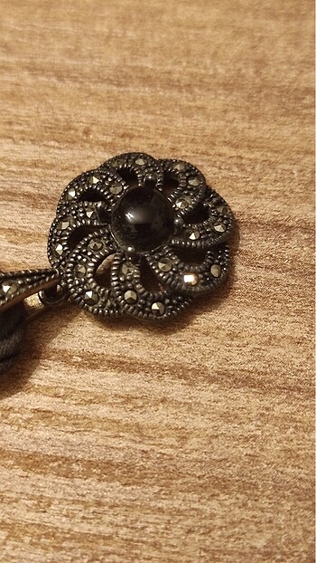 Sterling silver 925 ayar gerçek gümüş kolye ucu