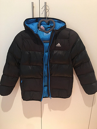 Adidas-siyah çocuk montu