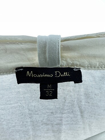 m Beden beyaz Renk Massimo Dutti Bluz %70 İndirimli.